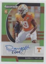 2020 Panini Prizm Draft Picks Rookies Neon Green 47/125 Darrell Taylor Auto fm0