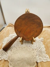 Vintage Primitive Hand Carved Wooden Butter Scoop Paddle Spoon Rustic Farmhouse