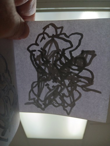 Unusual Contemporary Art Brut Signed Artist's Book of Drawings Handmade Asemic - Picture 18 of 22