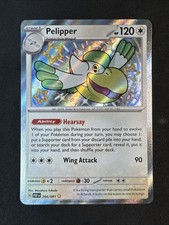 Pelipper 204/091 SV: Paldean Fates Holo Pokemon