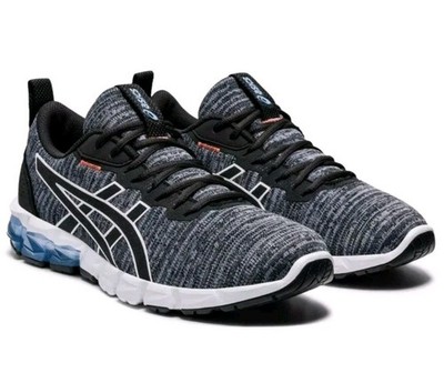 Asics Gel-Quantum 90 Womens 9.5 Running Shoes Black Grey 1022A361 Gym Athletic