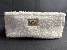 UGG Pitkin Sherpa Towel Tray White Bathroom Storage Basket Organization