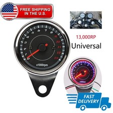 12v Motorcycle Led Gauge Tachometer Tacho For Honda Yamaha Suzuki 013000rpm