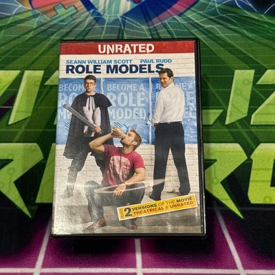 Role Models Unrated DVD 2008 Comedy Seann William Scott Paul Rudd Widescreen