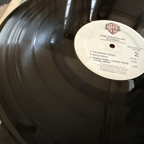 Dire Straits Alchemy Live Double LP 1984 Warner Bros. Records with black Vinyl - Picture 7 of 11
