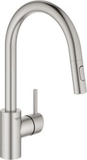 GROHE 32665DC3 Concetto Dual Spray Kitchen Faucet SuperSteel InfinityFinish