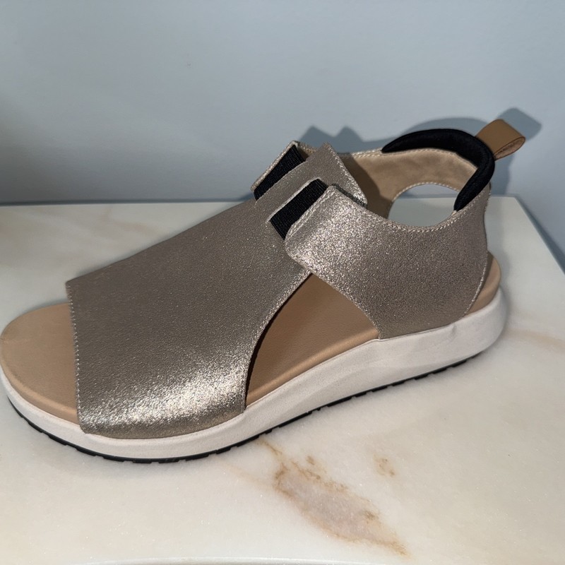 Dr Scholls “Rocco” Comfort Sandal Metallic Women’s Size 8.5M (9M) RARE Sporty