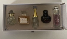 Dior LES PARFUMS Mini Perfume Set, Damaged Box, ONLY 4 Bottles Have Perfume