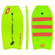 Osprey 37” Bodyboard with Adjustable Wrist Leash, XPE Deck for Kids and Adults