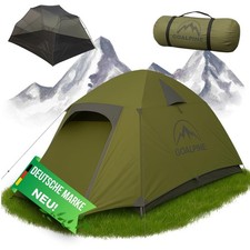 GOALPINE® ESKAPADE II Zelt für 2 große Personen | wasserdicht 4000mm | kleine...