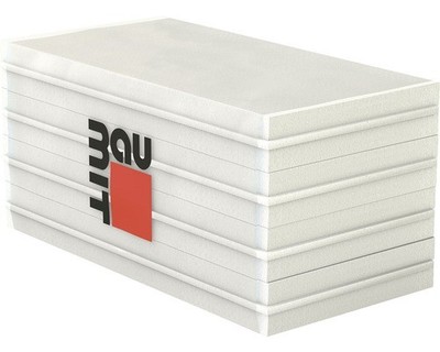 Styropor Fassadendämmplatte EPS mit Nut und Feder WLS 034 1000 mm x 500 mm x 100