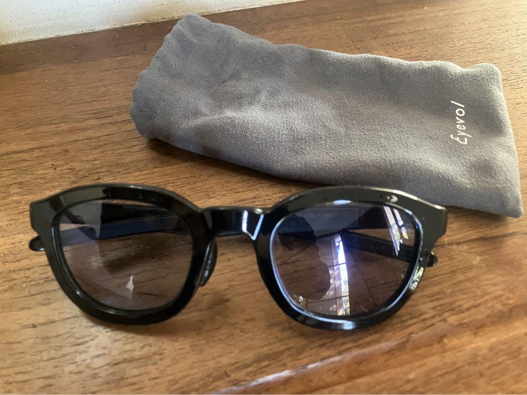 USED RYS II BK-FG-MBL EYEVOL EYEVAN WITH SOFT CASE USED RYS II BK-FG-MBL EYEVOL EYEVAN WITH SOFT CASE
