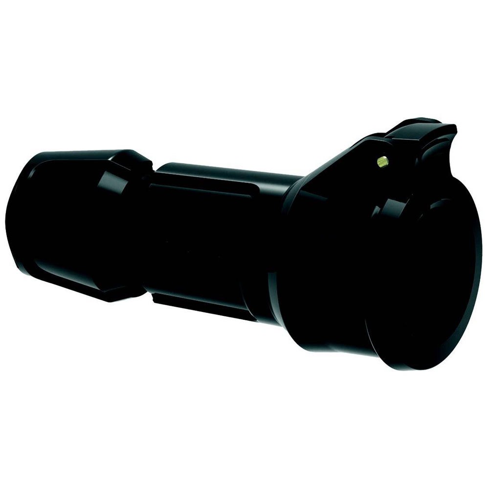 Bals Safety Mains Socket 250V Black IP54, Nickel-plated Contacts