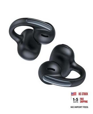  Bowie MC1 Open Ear Clip-On Earbuds, Adaptive Comfort with Anti-Drop Black