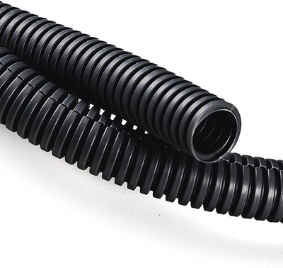 20FT 1/2  Wire Loom Split Tubing Auto Wire Conduit Flexible Cover | High Tempera