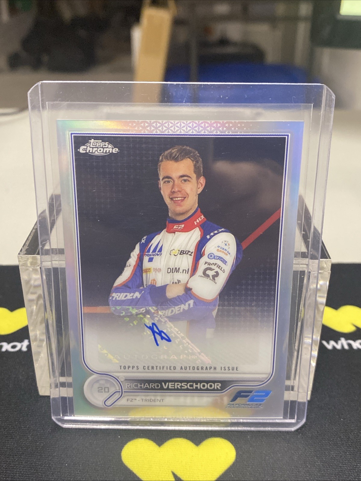 2023 Topps Chrome F1 #CAC-RV Richard Verschoor Refractor Auto Van Amersfoort