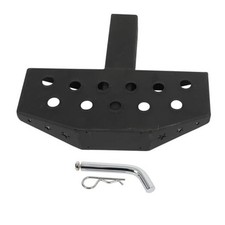 Universal Hitch Step 12" Towing Bumper Step with Pin - Fits 2-Inch Receiver