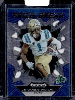 2024 Panini Prizm Draft Picks #PB-JMS J. Michael Sturdivant Prizm Break