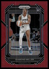 2023 Panini Prizm WNBA #134 Diamond Miller Red #/199