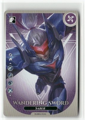 SABER WANDERING SWORD R MOBIL LEGENDS BANG BANG Kayou Collectible Card