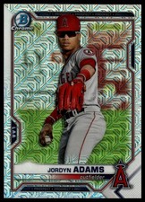 2021 Bowman Chrome #BCP-156 Jordyn Adams Prospects Mojo Refractor