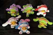 McDonald's Teenage Mutant Ninja Turtles  Hello Kitty Happy Meal Toys Set of 6