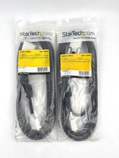 Video Cable StarTech 10 foot DVI-D Link Cable Male To Male DVI-D 25 Pin Lot Of 2