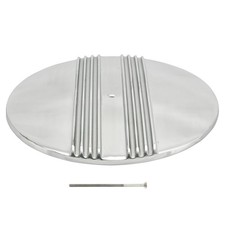 14 Split Finned Air Cleaner Top Polished Aluminum Hot Rod Muscle Car