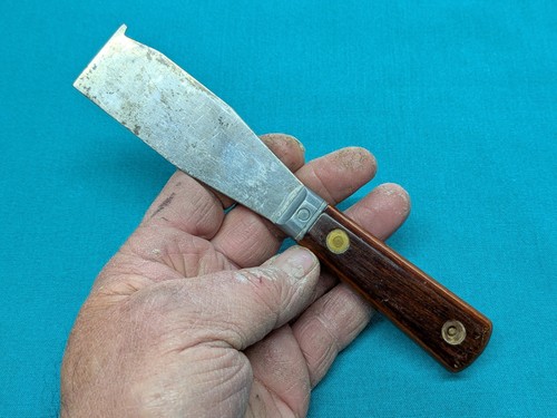 Modified Red Devil #P1 1-1/4" F lexible Putty Knife Hardwood Scales Hanger Hole