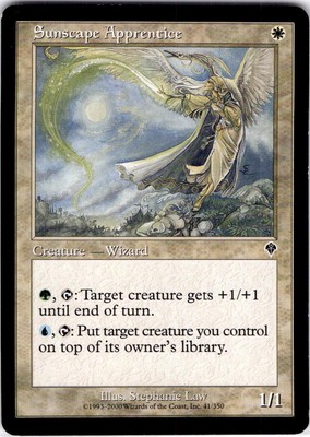 MTG Sunscape Apprentice Invasion Common #41