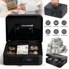 Geldkassette Abschließbar Hartgeldeinsatz Sparkassette Geldbox Zahlenkombination