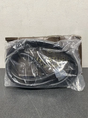 Signature Hardware 449694 60" Stretchable Hand Shower Hose - Matte Black - Picture 1 of 3