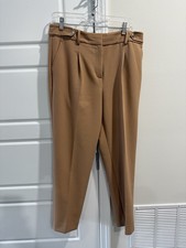 Talbots Tribeca Classic Tan Pleated Trouser Pants 8 Sold Out In Stores