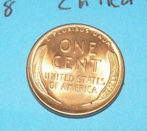 1948 D       LINCOLN WHEAT CENT   CHOICE RED UNCIRCULATED  #3