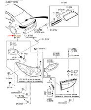 MAZDA 6 Limousine MK3 Rückleuchte außen rechts GJA151150B NEU ORIGINAL