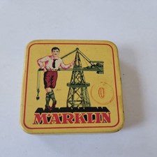 Blechschachtel von Märklin,Dose Schraubendose mit Inhalt, Blechdose