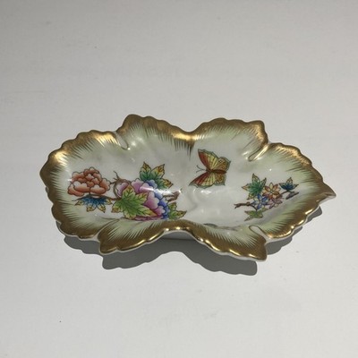 Herend Apponyi Blattschälchen Queen Victoria 7724