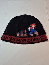 NINTENDO 2009 SUPER MARIO BROS. Men  s Beanie Hat
