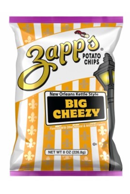 🟠 New Exclusive Zapp's Orleans Style BIG CHEEZY Kettle Crunchy