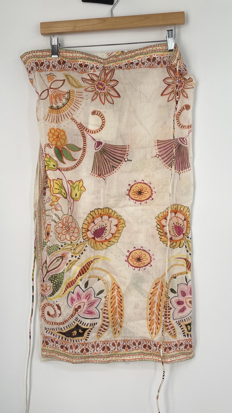 Marie Oliver Womens Skirt Multicolor One Size Sunnie High-Rise Unlined Cotton