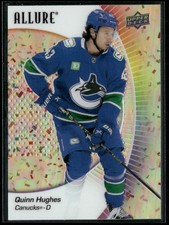 2023-24 Upper Deck Allure #34 Quinn Hughes Confetti