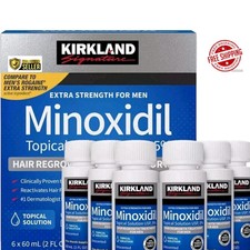 Kirkland Minoxidil 5 Extra Strength Men 6 Month Supply Hair Regrowth Solution