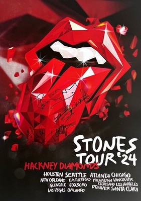 Rolling Stones Hackney Diamonds US Tour 2024 Poster DIN A1