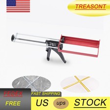 400ML Epoxy Gun Dual Component Cartridge Caulking Applicator Fit For Panel Bond