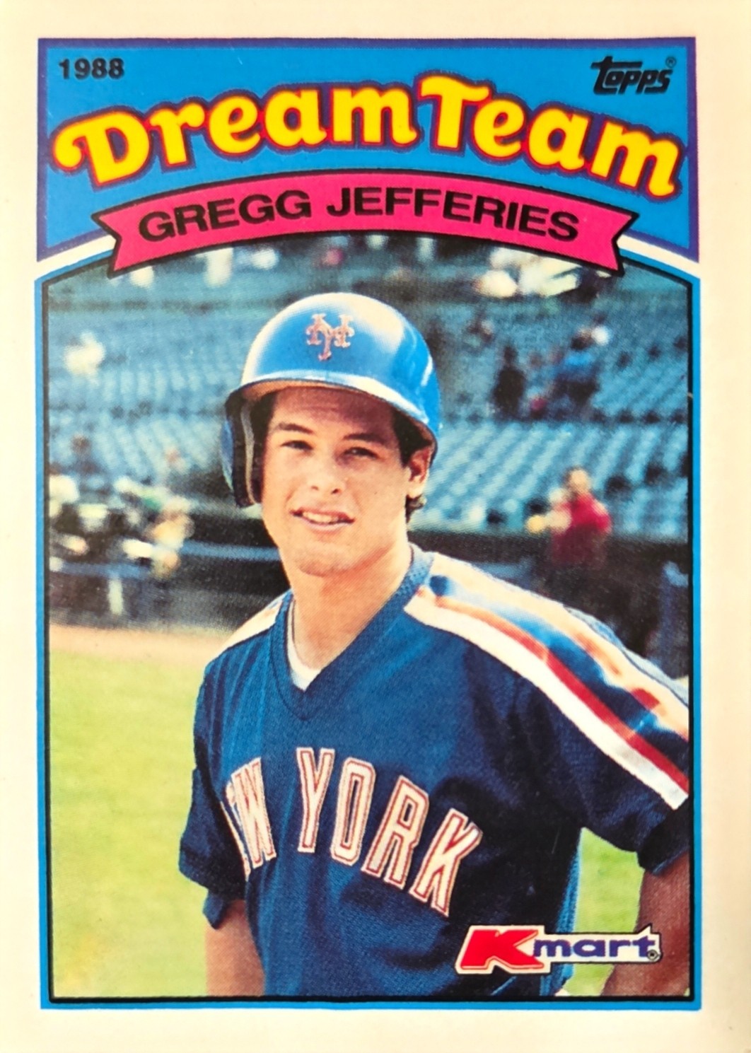 1989 Topps Kmart Dream Team - Gregg Jefferies #11