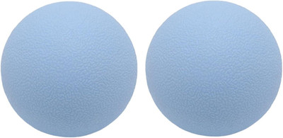 Hard Lacrosse Ball Massage Therapy. Firm Trigger Point Massager Blue