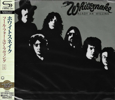 WHITESNAKE READY AN' WILLING +5 with Bonus Track From Japan CD 14tracks Music