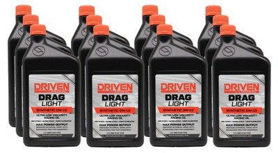 Driven Racing Oil Drag Light 0W10 Oil Case 12/Qt
