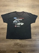 Vintage Shelby Cobra Shirt Mens Faded Wash Short Sleeve Ford Performance 2XL