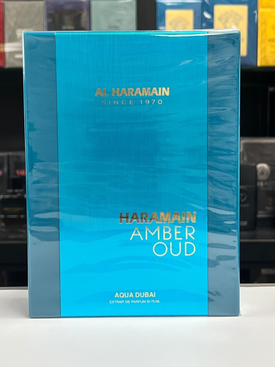 香水(ユニセックス) Al Haramain Amber Oud Aqua Dubai 75ml Al Haramain Amber Oud - Aqua Dubai Edition for Unisex - 2.53